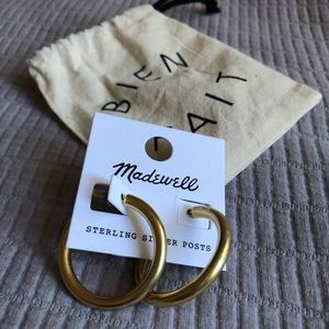 Madewell Chunky Medium Hoop Earrings